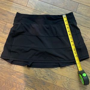 Lululemon Pace Rival Skort, Size 10, Black